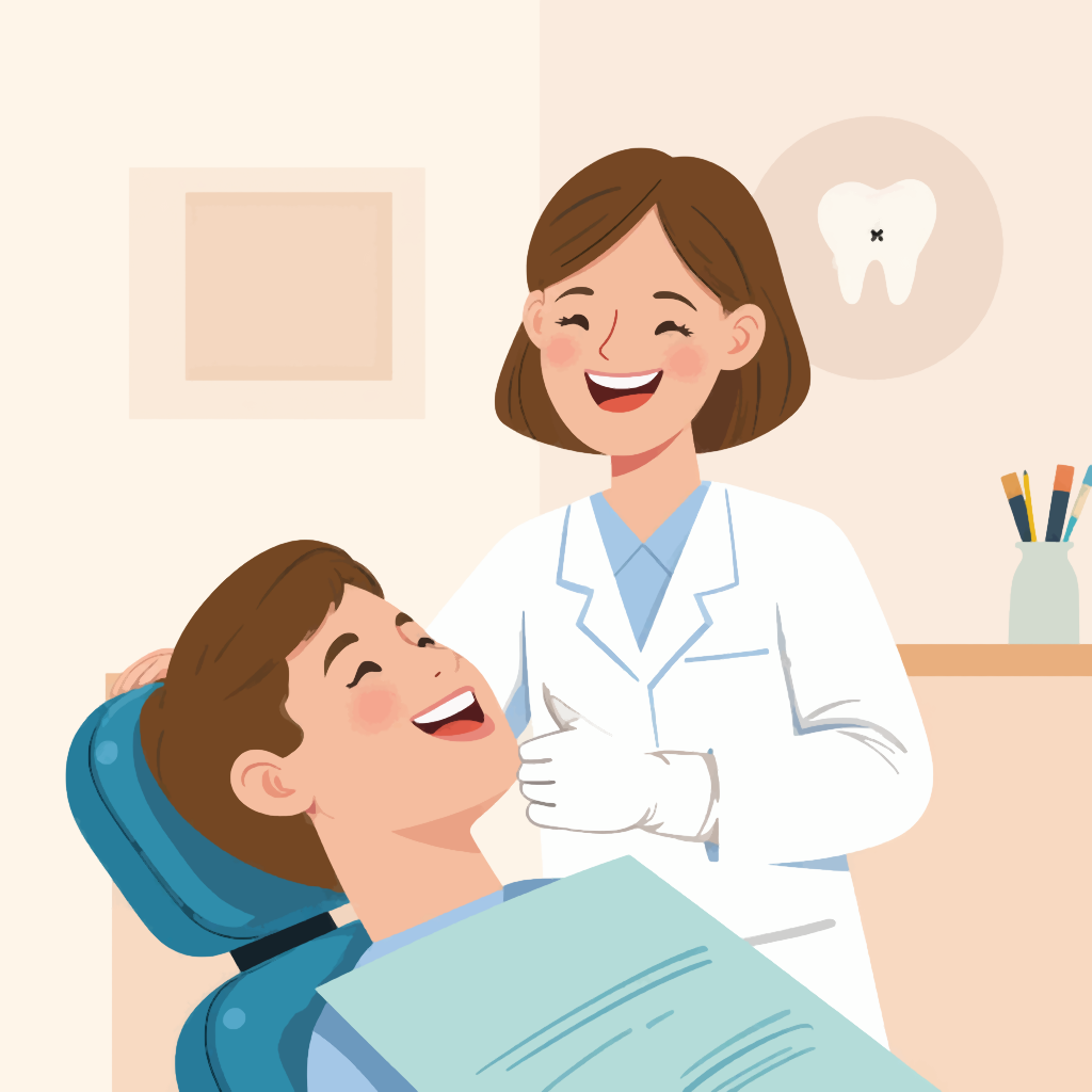 Изображение спокойного приёма у врача