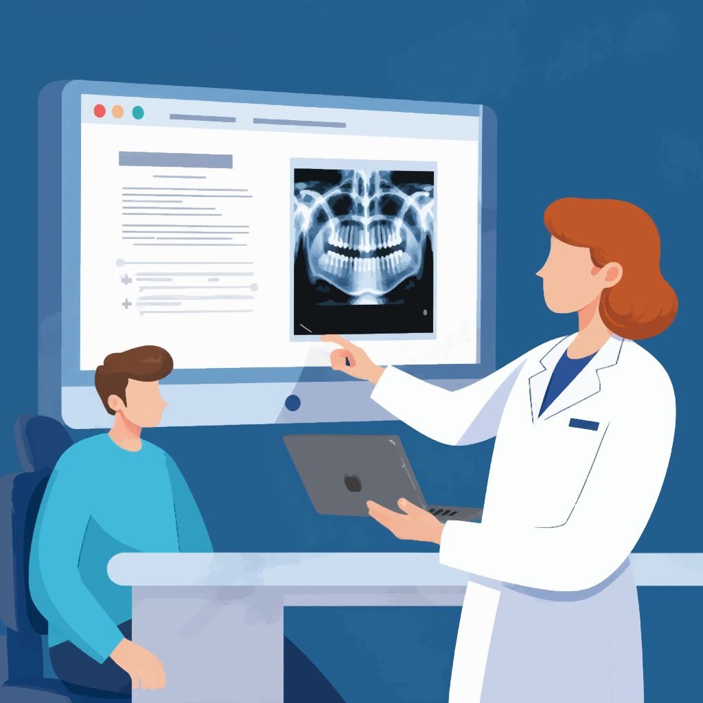 Изображение рентгеновского снимка